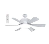 Genérico Ventiladores de Techo con Lámparas | Ventilador De Techo De Perfil Bajo E27,3 Velocidades Para Comedor Estudio Cocina Hogar