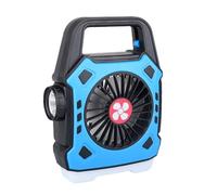 Genérico Ventiladores Para Carpa - Lámpara Portátil Recargable - Accesorio De Ventilación Para Exteriores | para Furgoneta Autocaravana Coche Exteriores Viajes Playa Casa