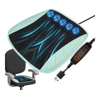 Genérico Ventilated Seat Cover, 17.32x17.32 Inches Car Seat Cooler Pad with Fan - 3 Adjustable Speed, Anti-Sweat, Ventilated and Breathable Cooling Automotive Accessories for Driving