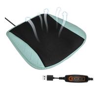 Genérico Ventilated Seat Pad for Car, Breathable Cooling Cushion, Three Wind Speeds USB Plug-in, 8 Fans for Quiet Comfort, (16.93x16.93 Inches), Ideal for Daily Commuting and Long Drives