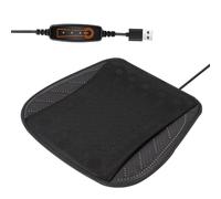 Genérico Ventilated Seat Pad for Car, Breathable Cooling Cushion Three Wind Speeds, USB Plug-In Design with 8 Quiet Fans, Ideal to Your Daily Commuting, Travel, and Comfort