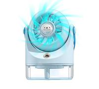 Genérico Ventilateur - 3 Vitesses Silencieux Rechargeable, Petit Ventilateur De Bureau Personnel | Rafraîchissant Avec Réservoir 50 Ml | Pour Maison Chambre Bureau Été Extérieur