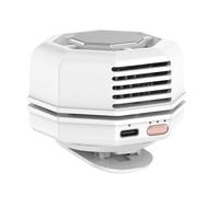 Generico Ventilateur À Clipser Portable - 6,2 x 6,2 cm, Petit Ventillateur Individuel, Accessoire De Refroidissement USB 3 Vitesses, Idéal Pour Camping, Voiturette De Golf, Voyage Et Bureau