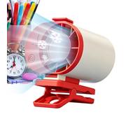 Genérico Ventilateur À Pince Portable - 1000mAh Rechargeable, 3 Vitesses Et Rotation 360°, Petit Ventilateur Silencieux Pour Poussette Lit Et Bureau, Mini Fan Voyage Et Camping, ABS