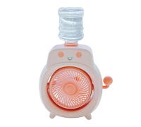 Generico Ventilateur Avec Fonction Brumisation- Pp 13,3 x 5 x 20,5 cm | Mini humidificador USB Rafraîchissant De Bureau Avec Réservoir D'Eau, Ventilateur À Main Portable Pour Chambre Dortoir Voiture
