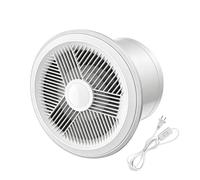 Genérico Ventilatore A Condotto- Potente Ventilatore Da Parete Efficiente | Aspiratore D'Aria | Per Seminterrato Tenda Di Coltivazione Serra Finestra Soffitta Garage Camera Da Soggiorno