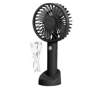 Genérico Ventilatore Portátil - 4W Ventilatore Usb Ricaricabile | Da Tavolo A Batteria | Personale Con Base | Portatil Con Batteria Ricaricabile, Da