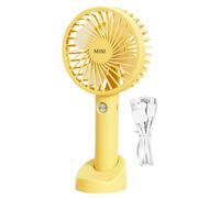 Genérico Ventilatore Portátil - 4W Ventilatore Usb Ricaricabile | Da Tavolo A Batteria | Personale Con Base | Portatil Con Batteria Ricaricabile, Da