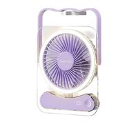 Genérico Ventilatori Da Campeggio Per Tende Dispositivo con LED regolabile,