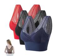Genérico VeraCurves - Effortless Shaping Bra, Wire-Free Front Closure Sport Bra for Women, Seamless Lift & Support