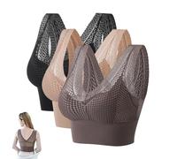 Genérico VeraCurves - Effortless Shaping Bra, Wire-Free Front Closure Sport Bra for Women, Seamless Lift & Support