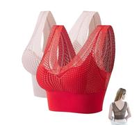 Genérico VeraCurves - Effortless Shaping Bra, Wire-Free Front Closure Sport Bra for Women, Seamless Lift & Support