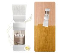 Genérico Vernice Per Mobili In Legno,180 G Balsamo Liscio A Lunga Durata Con Pennello | Pittura Legno Da Esterno - Per Armadietto, Bagno, Comò, Terrazza, Porta, Parete, Casa, Casale