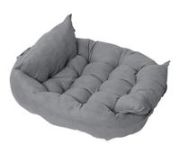 Genérico VersaBuy Cama Pet Confort Line Gris Talla Mediana - Cama Acolchada para Perros y Gatos, Lavable, Diseño Elegante y Duradero para Hogar, Fácil de Limpiar, Suave y Transpirable