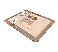 Genérico Versatile Pet Mat, Waterproof Floor Protector, 19.69x31.5in Anti Slip Absorbent Pad, Portable Training Surfaces, Quick Dry Material for Puppy Potty, Food, Water Bowl, Indoor Use