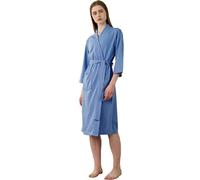 Genérico vestido de dormitorio para mujer polar largo esponja ducha ultra suave color sólido albornoces cálido grueso sauna vestidos transpirables microfibra cuello chal franela invierno ropa noche
