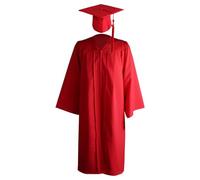 Genérico Vestido de graduación | Maestros del vestido de graduación negro 2023 | Vestidos mate para adultos unisex para vestido de púlpito Trajes de pastor, Traje rojo; talla 48, Se référer au