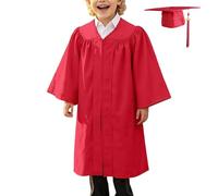 Genérico Vestido de Graduación para Preescolar con Birrete | Conjunto para Celebrar el Escolar - Set de Toga, Birrete y para Niños,para Fotos, Actuaciones, Ceremonia de Fin de Curso y