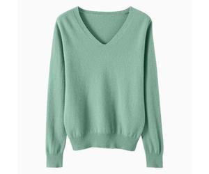 Genérico vestido de niña princesa lindo cuello en V suave jersey suéteres adolescentes casual suelto primavera manga larga tops 5 15 años suéteres para niñas venta de polainas, verde, 12-13 años
