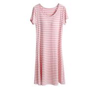 Genérico Vestido De Noche Mujer 2026 Sin Mangas Casual Suelto Algodón Cojín Pecho Mitad Tirantes Pijama Verano Casa (Black, XXXL)