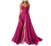 Genérico Vestido Fiesta Mujer Vestido de Noche para Mujers línea A Hombros Descubiertos de Dama Honor Elegante Largo Fiesta Bodycon Formal invitado Boda graduación2026
