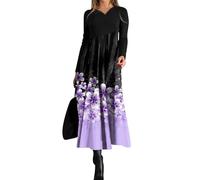 Genérico Vestido Fiesta Mujer Vestidos De Otoño Mujer 2023 Ropas Mujeres Vestido Navidad Conjunto De Punto Mujer Invierno Vestido De Punto Vestidos De Navidad De Mujer Ofertas Flash 1#púrpura 3XL
