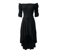 Genérico Vestido Gótico de Bruja Medieval Victoriano de Mujer Disfraz Renacentista Medieval Vestido Gótico de Bruja para Mujeres Vestidos Victoriano Disfraz Renacentista Mujer