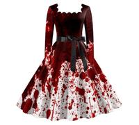 Genérico Vestido Gotico Mujer 2025 Disfraz De Bruja Mujer Adulta Disfraces Halloween Adulto Vestido GóTico De Bruja Estilo Medieval Victoriano Novia Fantasma Fiesta Cosplay Disfraz