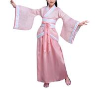 Genérico Vestido Hanfu Tradicional Chino para Niños, Danza Clásica Etapa Hada Falda Traje de Tang Disfraz, Geisha Niña Disfraz de Escenario Actuación Antiguo, Princesa Elegante Vestido de Rendimiento