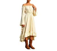 Genérico Vestido Medieval Mujer Corset,Vestido Europeo Renacentista Para Dama Medieval Elegancia Cortesana En Celebraciones HistóRicas Y Festivales TemáTicos