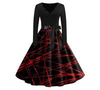 Genérico Vestido Medieval Mujer Disfraz Halloween Mujer Largo Medieval Traje Elegantes Disfraces Fluido Tallas Grandes Otoño Cosplay Invierno Ropa 2#sandía roja M