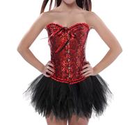 Genérico Vestido Medieval para Mujer, Vestido De Fiesta Cortesano Vintage Máscaras Medieval Gótico Fiesta Vestido De Noche Disfraz De Cosplay Renacentista Disfraz Vampira Mujer para Halloween Carnava