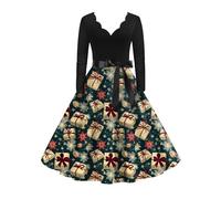 Genérico Vestido Navidad Mujer, Pareja Prendas Roupa Navideñas Lana Larga Largo Navideña Sweater Chaleco Baratos Sweat Traje Mujer, Friki Feo Unisex Jersey Feo de Navidad, XXL