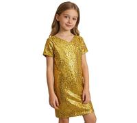 Genérico Vestido Princesa Nina 3 Anos,Vestido De ActuacióN para NiñAs and Shine Disfraz De Escenario Traje De Tutú De Fiesta De Manga Corta para NiñOs PequeñOs Recital De Baile