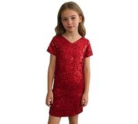 Genérico Vestido Princesa Nina 3 Anos,Vestido De ActuacióN para NiñAs and Shine Disfraz De Escenario Traje De Tutú De Fiesta De Manga Corta para NiñOs PequeñOs Recital De Baile