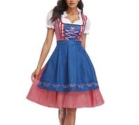 Genérico Vestido Tradicional Tirolesa para Mujer, Vestido Tirolesa, Dirndl De Oktoberfest, Dirndl Bávaro, Fiesta De Carnaval, Fiesta De Cerveza, Disfraces, Traje Tradicional Alemán para Festivales