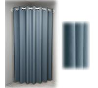 Genérico Vestidor de Esquina montado en la Pared con Cortinas Opacas, Cortina divisoria para Centro Comercial para protección de la privacidad y Separador de ambientes (Barra Dorada de 120