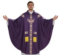 Genérico Vestidos De Clero Para Hombres Casulla Católica Con Cinta