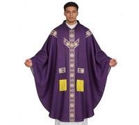 Genérico Vestidos De Clero Para Hombres Traje De Iglesia Católica Con Cinta