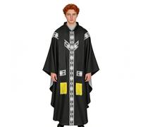 Genérico Vestidos De Clero Para Hombres, Traje Sacerdote Iglesia Católica | Vestido y Ropa de para Padre Religioso,Para Oración Hombres Iglesia Boda Eventos Sesión de Fotos Mascaradas