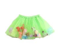 Genérico Vestidos De Fiestas De Nina 12 Anos,Vestido NiñAs Falda De PéTalos Festiva con Capa De Red para Actuaciones Y Celebraciones