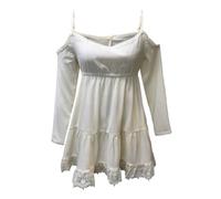 Genérico Vestidos Mujer Verano, Vestido Talla Grande Mujer, Vestido Informal De Manga Larga Estilo Vaquero del Oeste Vestido De Pradera De La Vieja Frontera Elegante Estilo Campestre