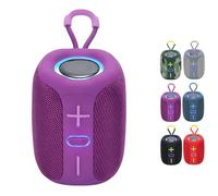 Genérico Vibin Wireless Speaker - Sweet Sour Tech, Light Up Speaker, Loud Stereo Sound, Waterproof & Dustproof Portable (Purple)