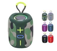 Genérico Vibin Wireless Speaker - Sweet Sour Tech, Light Up Speaker, Loud Stereo Sound, Waterproof & Dustproof Portable (Green)