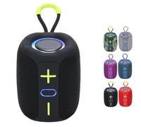 Genérico Vibin Wireless Speaker - Sweet Sour Tech, Light Up Speaker, Loud Stereo Sound, Waterproof & Dustproof Portable (Black)