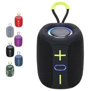 Genérico Vibin Wireless Speaker - Sweet Sour Tech, Vibin Wireless Bluetooth Speaker, Loud Stereo, IPX7 Waterproof, Long-Lasting Battery Life, for Home, Party, Beach (Black)