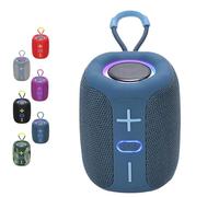 Genérico Vibin Wireless Speaker - Sweet Sour Tech, Vibin Wireless Bluetooth Speaker, Loud Stereo, IPX7 Waterproof, Long-Lasting Battery Life, for Home, Party, Beach (Blue)
