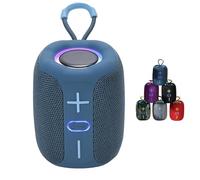 Genérico Vibins Wireless Speaker, Vibins Speaker, Portable Speakers Bluetooth Wireless, Light Up, Waterproof & Dustproof Portable Speakers, for Home, Outdoors, Trave (Blue)