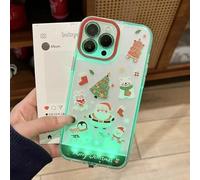 Genérico Vibrant LED Bowknot Phone Case, Built in LED Colorful Glowing Cell Phone Cover for Women, Incoming Call Flash Light Up Slim Clear Case for iPhone 11/12/13/14/15/16/17 Pro/Pro MAX