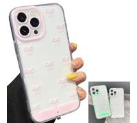 Genérico Vibrant LED Bowknot Phone Case for iPhone 17/16/15/14/13/12/11 Plus Pro MAX Air, 2026 New Led Clear Glitter Light Up Case, Soft TPU Protective Cover, Women Girls (Pink,for 17 Air)